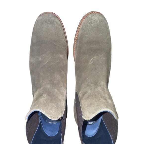 Ted Baker Men's Bronzo Suede Chelsea Boots - dark green - size 9 - Picture 6 of 12